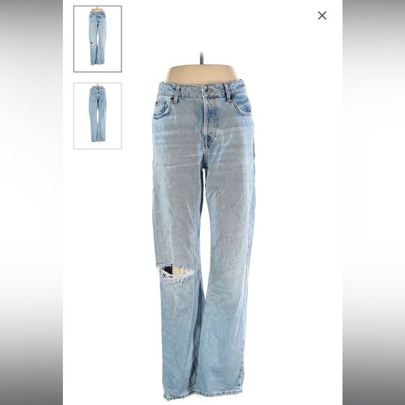 H&M High waist wide leg jeans - Picture 1 of 2